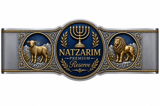 Natzarim Premium Reserve cigar band